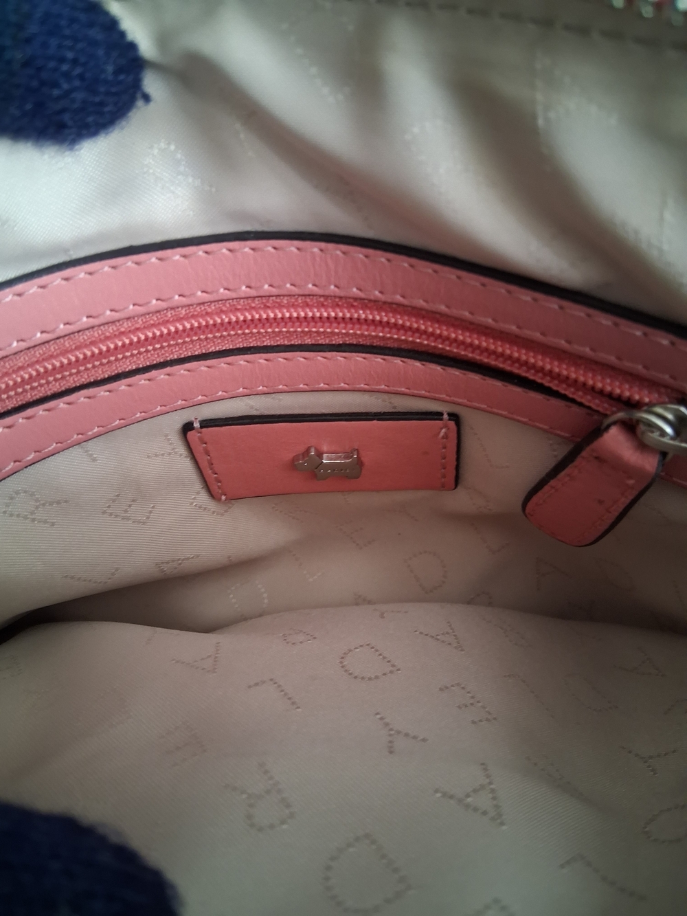 RADLEY LONDON Coral-Pink Leather Crossbody Bag - Picture 6 of 16